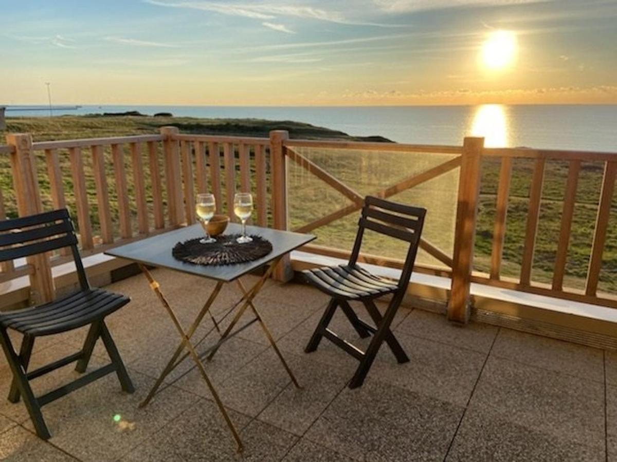 Duplex Neuf Avec Balcon Vue Mer, Parking Prive Et Wifi - 2 Pers, Proche Commerces - Fr-1-675-19 Apartment Wimereux Bagian luar foto